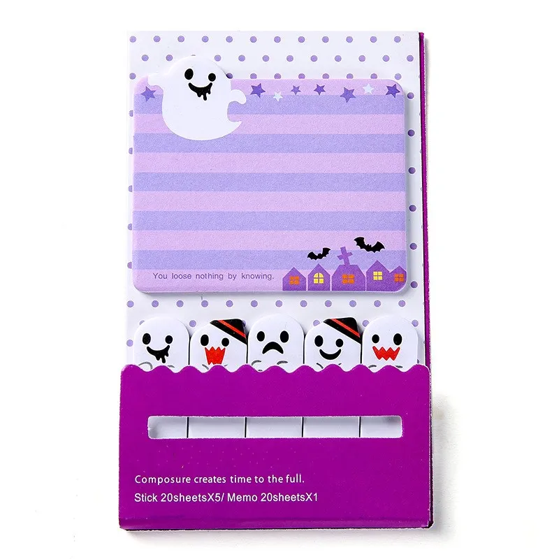 Из мультфильма «Холодное сердце», 1 шт. Kawaii панда птица кошка самоклеящаяся блокноты для записей бумага для заметок на клейкой основе декоративная Закладка для книги Школа канцелярских товаров - Цвет: purple