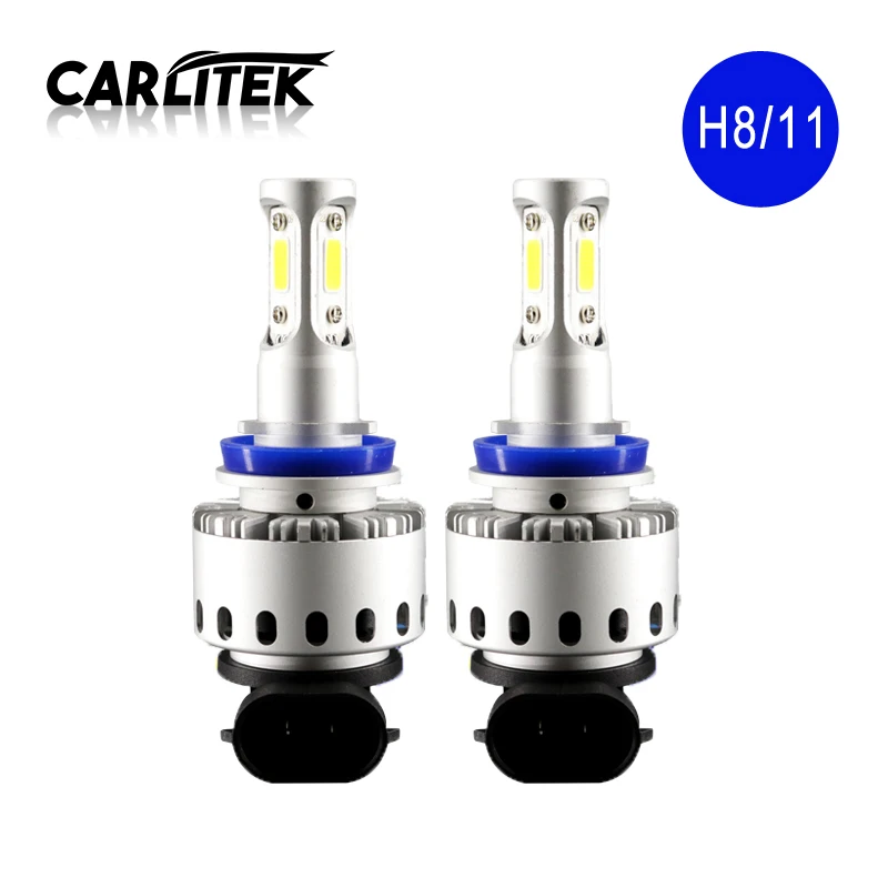 2 шт. H4 LED H7 H11 H8 9006 HB4 УДАРА фар авто 45 Вт 6000LM Высокая Низкая луч лампы Все в одном