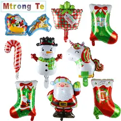 Рождественские украшения Воздушные шары Рождественский маленький мальчик дерево снеговик детский товары для вечеринки, игрушки