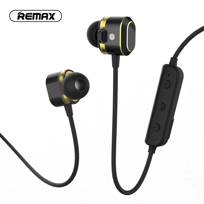 Remax двойной подвижной катушкой водонепроницаемый спортивный беспроводной головной убор Bluetooth 5,0 Магнитный hifi наушники с микрофоном для iPhone XR samsung
