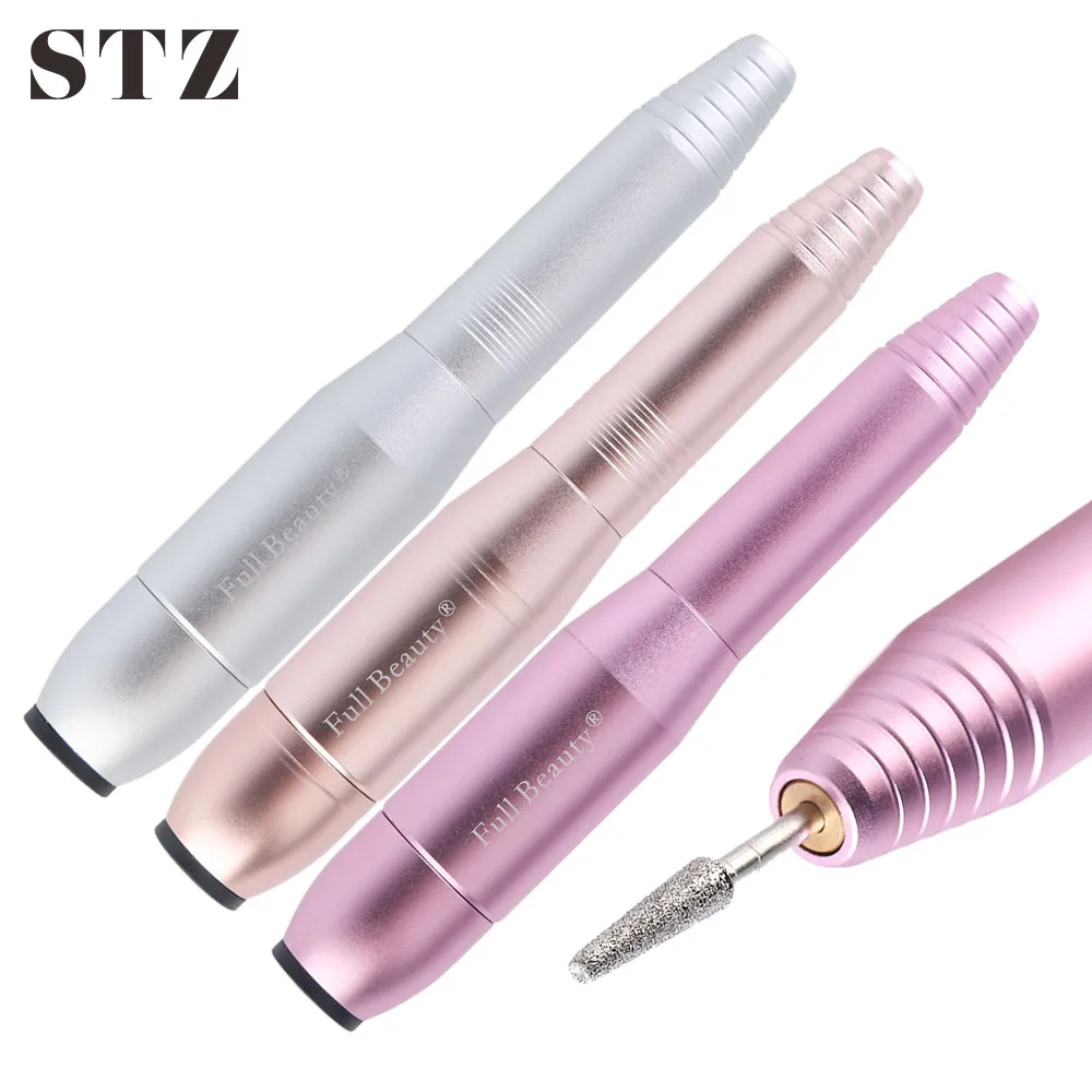

STZ 20000rpm Manicure Machine Electric Nail Drill Bits Set Professional Mini Nails Sanding File Gel Polish Remover Tools MT01-03