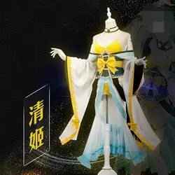 2019 аниме Cos Новый Fate Grand заказ FGO Kiyohime платье косплей костюм для женщин O
