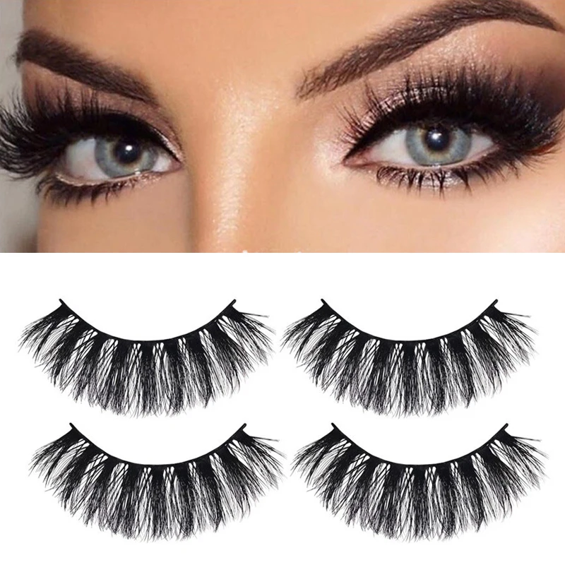 

3D Mink Eyelashes Natural False Eyelashes Extensions Mink Lashes Handmade Fake Eyelashes Extension Tools Eye Makeup Tips 5Pair