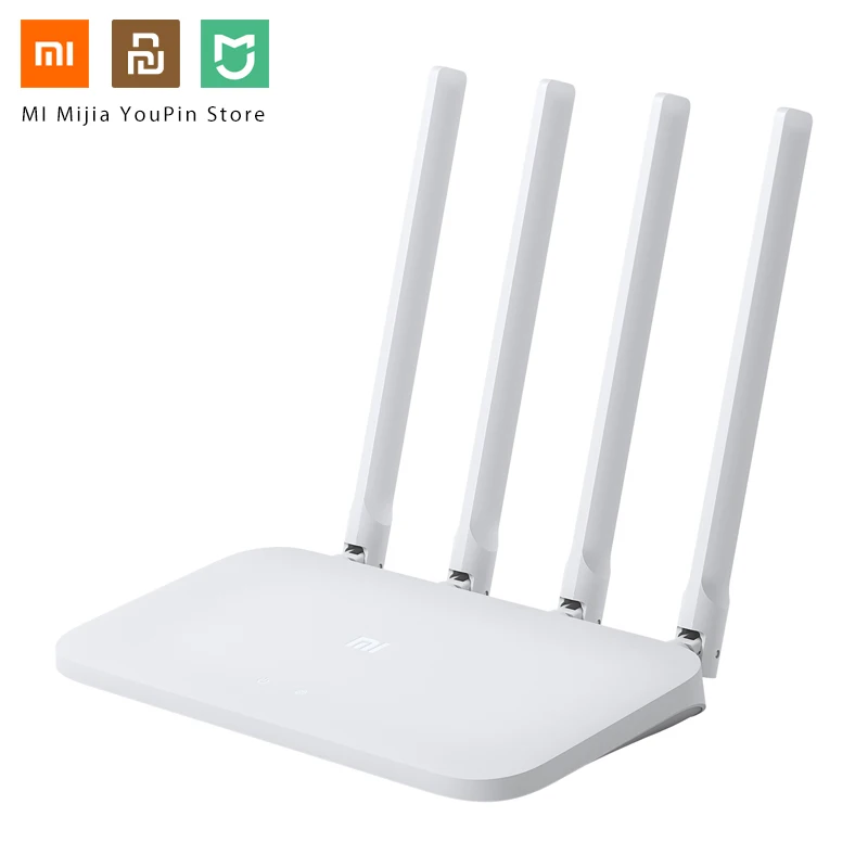 

Original Xiaomi Mi WIFI Router 4C 64 RAM 802.11 b/g/n 2.4G 300Mbps Wireless Routers Repeater 4 Antennas Smart APP Control Band