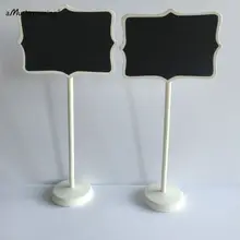 500x деревянная белая доска с прокруткой мини доска меловая дощечка украшение для свадебного стола номер место держатель пищевые этикетки