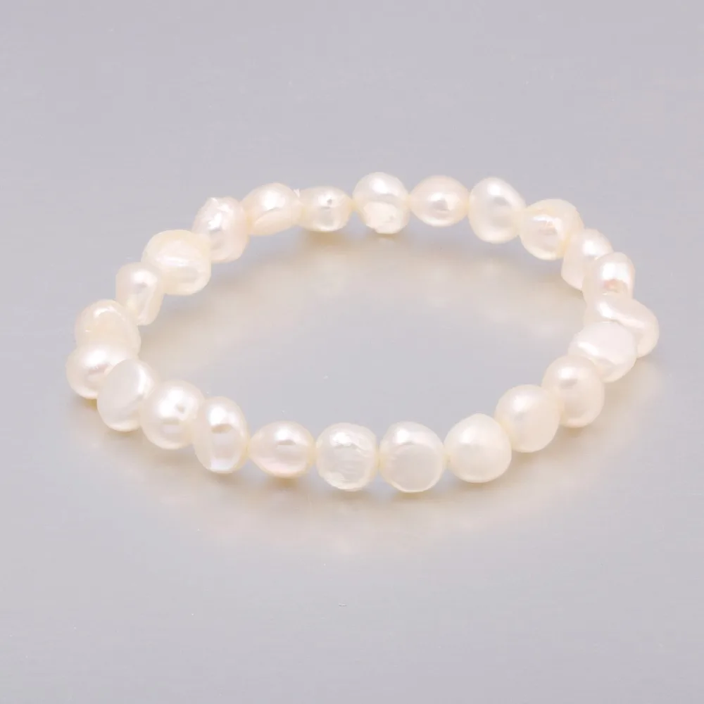 New High Quality 7 8 Mm Freshwater Pearl Bracelets Natural Pearl Bracelet For Women Pearl Bracelet