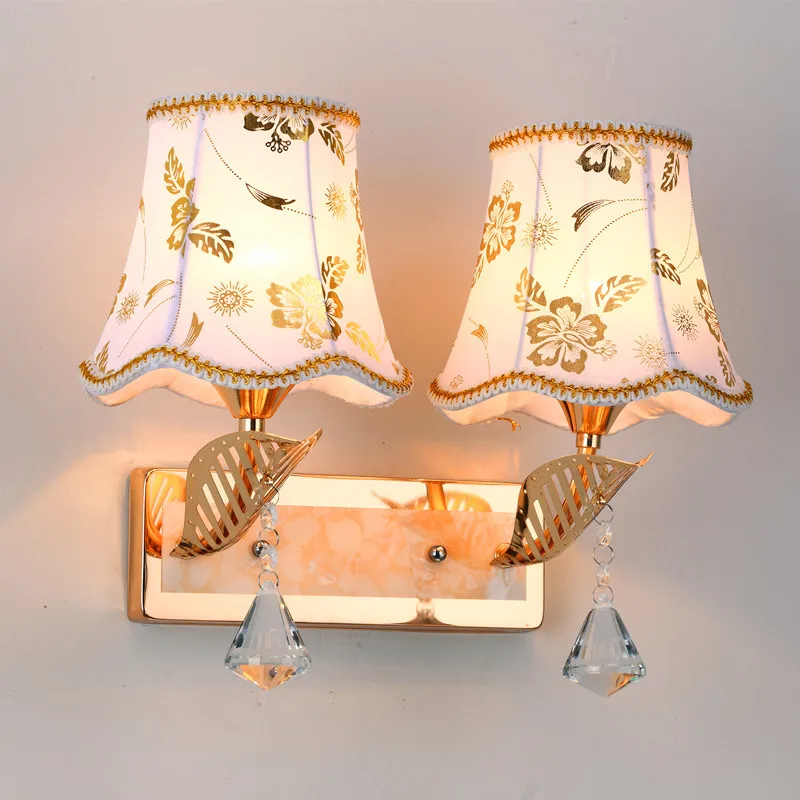 

Applique Murale Wandlampen Loft Decor Deco Lampara Arandela Crystal Aplique Luz Pared Bedroom Light For Home Luminaire Wall Lamp