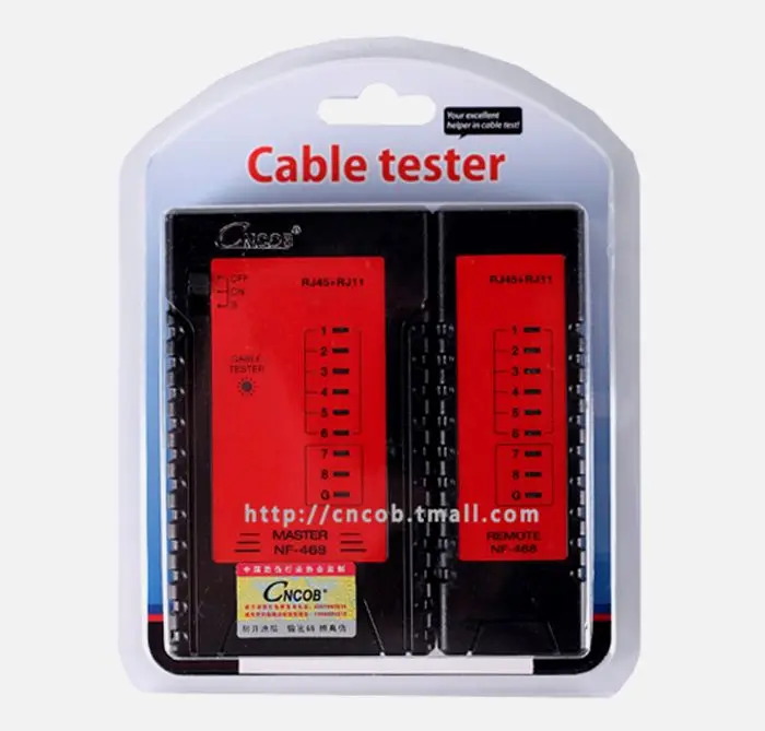 CNCOB CN NF-468 Многофункциональный сетевой кабель тестер, RJ45/RJ11 телефонной линии и Интернет линии исследования инструменты