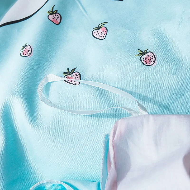2019 new Cartoon rain Blue and pink Bedding Sets Soft Kids Duvet Cover Set Quilt cover Bed Set Single Pillow Case Bedclothes 2019 new Cartoon rain Blue and pink Bedding Sets Soft Kids Duvet Cover Set Quilt cover Bed Set Single Pillow Case Bedclothes