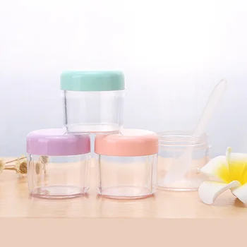 

2pcs 20ml Clear Travel empty bottle suit Travel sample packing bottles for Makeup Cream pro-environmental material