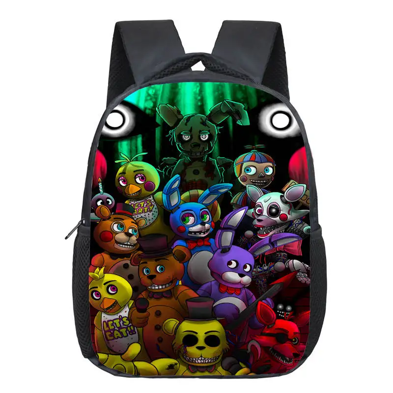  Five Nights At Freddys Backpack Children School Bags Backpack Kids Fnaf Kindergarten Bag Freddy Faz - 32797742978