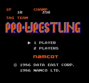 

Tag Team Pro-Wrestling Region Free 8 Bit Game Card For 72 Pin Video Game Player