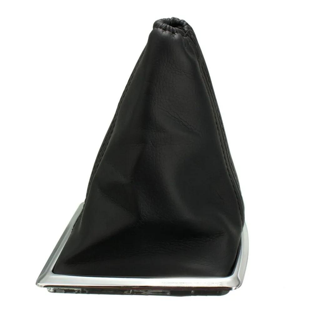 

Black PU Leather Gear Boot Gaiter Cover Dust Cover Shift Shifter Lever Knob Cover For Ford Focus 2005-2012