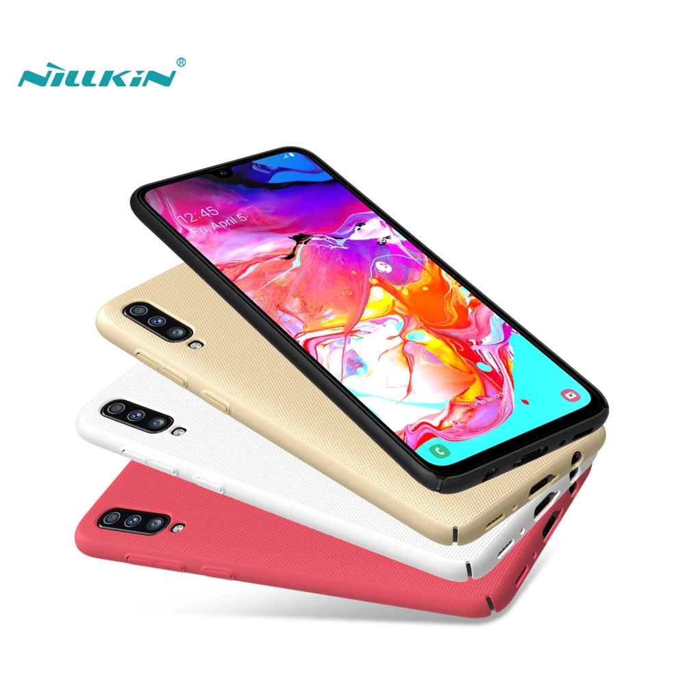 

sFor Samsung Galaxy A70 Case Nillkin Frosted Shield Hard Back Cover Matte Case For Samsung Galaxy A70