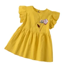 School Sundress for Girls 2019 Summer Fashion Korean Toddler Baby Girl Flower Dress Children's Clothing Girl цена School Sundress for Girls 2019 Summer Fashion Korean Toddler Baby Girl Flower Dress Children's Clothing Girl цены онлайн