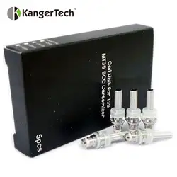 5 шт. оригинальный KangerTech T3S/MT3S катушка 1.5ohm 1.8ohm 2.2ohm 2.5ohm BCC Clearomizer испаритель ядро катушки для Kanger T3S распылитель