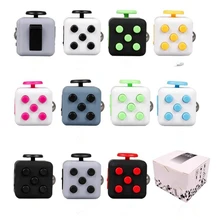 Кубики Игрушки сжимающие удовольствие снятие стресса игрушки головоломка волшебный куб игрушки стресс куб колесо