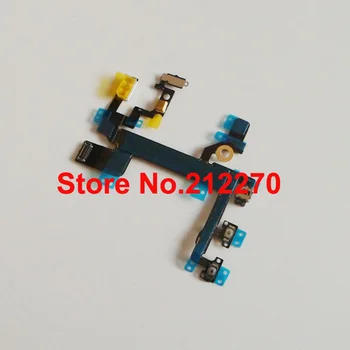 

YUYOND New Power Mute Volume Button Switch Connector Flex Cable Ribbon For iPhone 5S 50pcs/lot Wholesale