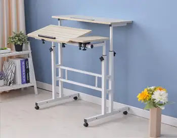 

80*30CM Two layers All-purpose Self-standing Laptop desk Computer Desk office desks with mouse board