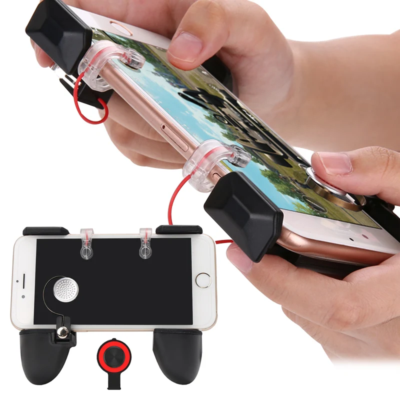 

3 IN 1 Pubg Mobile Game Controller Gamepad Aim Key L1 R1 Trigger Fire Button Portable Pubg Game Pad Handle Shooter For Android