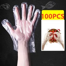 100 шт еда латексные перчатки одноразовые для ресторана отеля барбекю услуги питания кухни дома обеденные аксессуары оптом