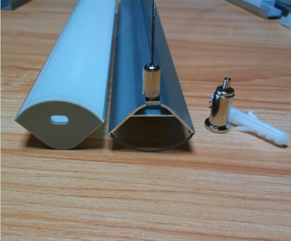 Free shipping Suspended Aluminum LED Profile for led bar light led strip led display case 2M/pcs 70m/Lot