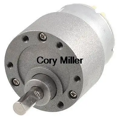

Replacement 37GB DC 6V 150RPM 80mA 2-Pin Terminals Electric Geared Motor