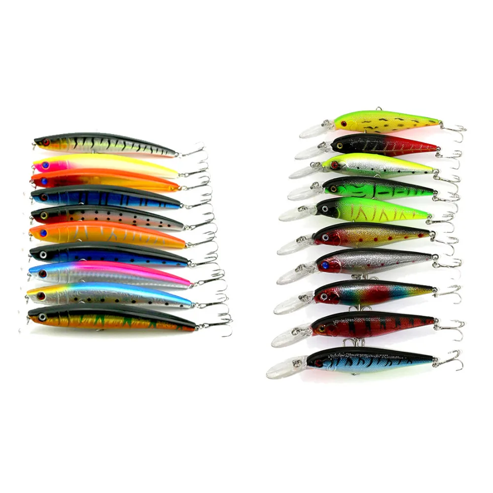 

Random Color 20Pcs Bionic Bait Fishing Tackle Artificial Fishing Lures Baits Set