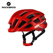 ROCKBROS Cycling Helmet Bike Ultralight Helmet With Light Integrally-molded Mountain Road Bicycle Helmet Safe Men Women 49-62cm