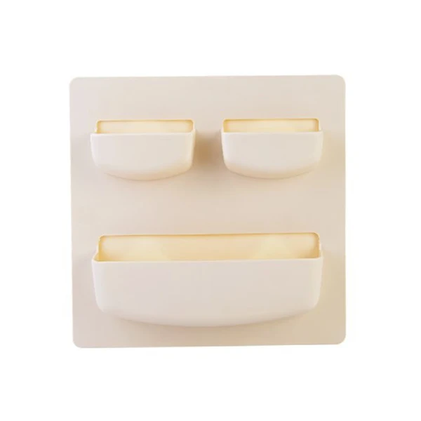 

Multifunctional Plastic Storage Box Kitchenware Wall-Mounted Storage Container RT99