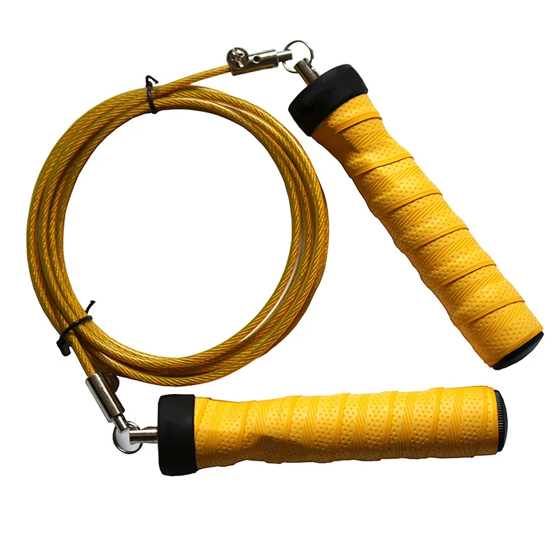 

Hot Selling Fitness Jump Rope Professional Training Adjustable Cable High Speed Skipping Ropes Ball Bearings