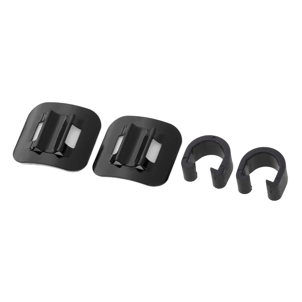 2 PCS Bike Stick-on Guide Line Clips Shifter Cable Clip Fixed Mountain Bike Wire Holder
