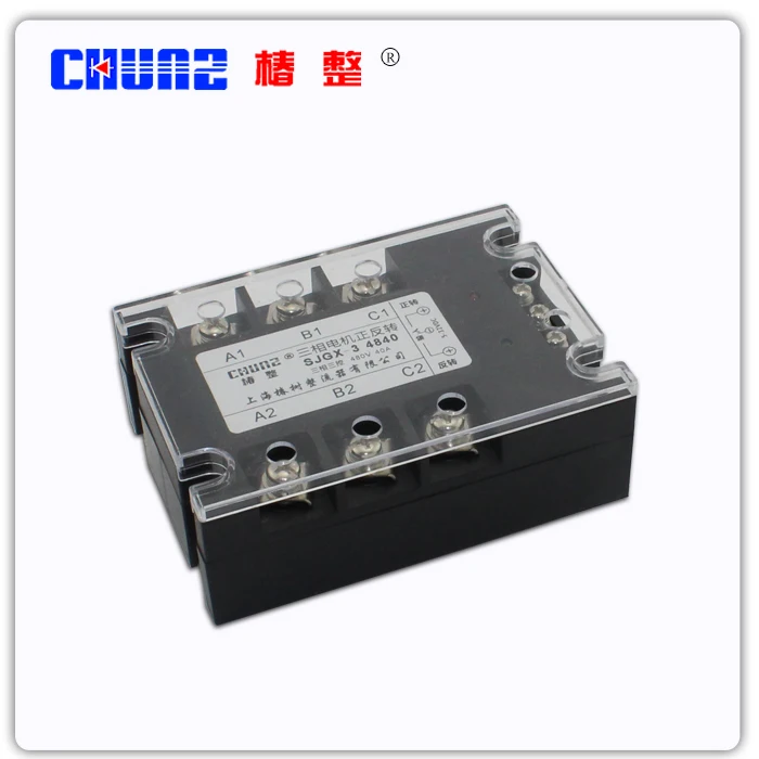 

[ZOB] RELAY Three phase motor positive inversion solid 40A SJGX-3