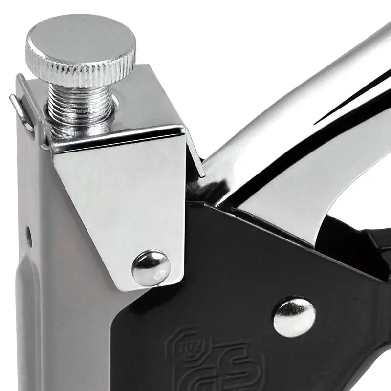 Горячая сверхмощная стальная металлическая 4-8 мм и 4-14 мм Штапельная пушка для ремонта мебели по дереву и т. д