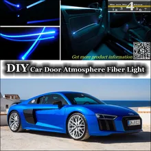 Для Audi R8 интерьерный светильник окружающего воздуха, настроенный атмосферный волоконно-оптический ленточный светильник s внутренняя дверная панель освещения(не EL светильник), ремонт