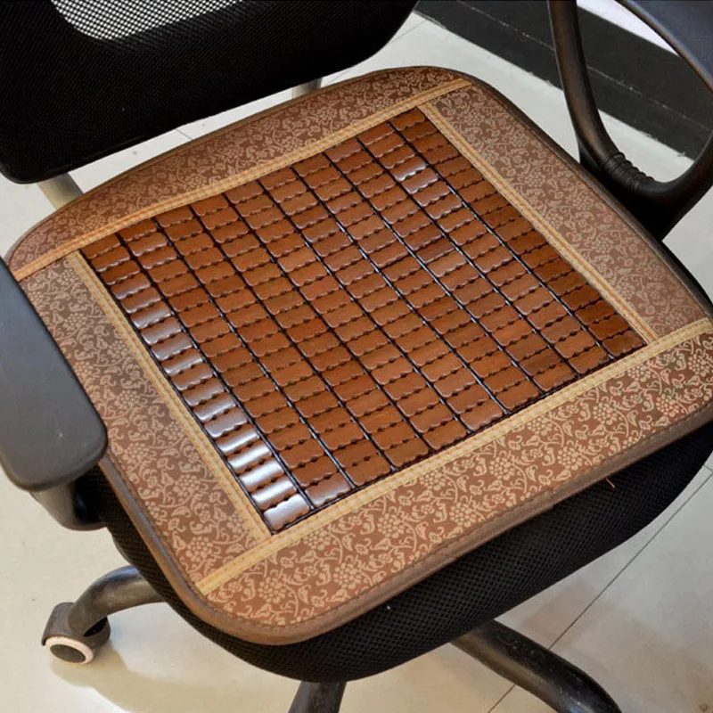 1 قطعة 45 سنتيمتر * 45 سنتيمتر الخيزران المنزل مكتب أريكة كرسي سيارة مقعد وسادة الصيف بارد وسادة التبريد حصيرة تنفس