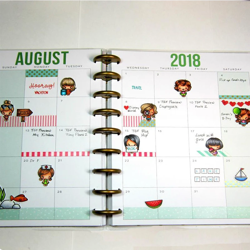 

Tiny Plans Little Girl Label Clear Stamp DIY Stencil For Scrapbooking Handcraft Embossing Template Paper Cards Crafts Fun New