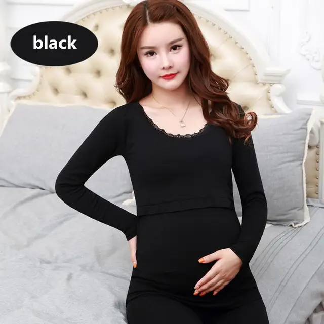 Buy Maternity Underwear Women Thermal Underwear Set