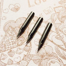 Высококачественная Античная косая каллиграфическая ручка Nibs Deluxe медный оттиск с письменами перьевая ручка Nibs