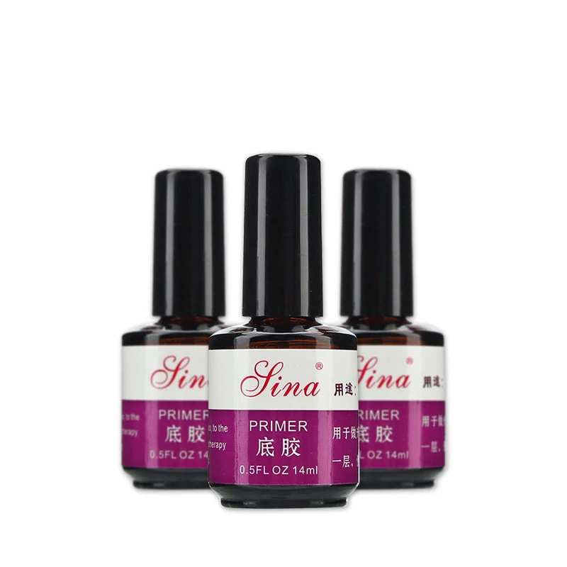 

5pcs Nail Primers Coat Primer Gel Base Coat Nails Adhesives Easy Clean Care Nail Primer Balancing Dehydration Oil Nail Art Tools