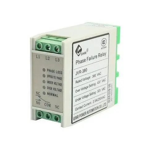 

JVR-380 Phase Sequence Relay Monitoring Voltage Control Device latching relay