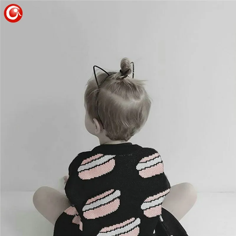 12M-4T AutumnWinter Children Girls Cardigan Fashion Cotton Kids Boys Sweater Baby Knit Open Stitch Jumper Clothes For Christmas (4)