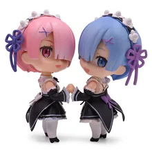 Buy Anime Re Life In A Different World From Zero Rem Ram Nendoroid Action Figure PVC Toys Collection Model Doll For Children Gifts Free Shipping