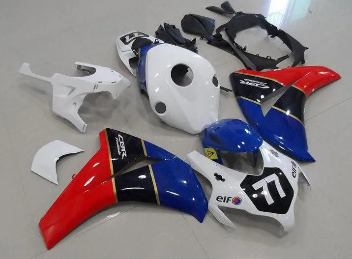 Новая антиблокировочная система, мотоциклетные Обтекатели для CBR1000RR CBR1000 CBR 1000 RR 2008 2009 2010 2011 ABS впрыска обтекателя кузова Комплект красный синий
