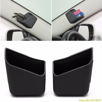 

New 1 Pair Plastic Universal Car Auto Accessories Glasses Organizer Storage Box Holder 3 Colorsping Support