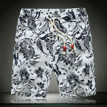 Новые мужские шорты froral мужские пляжные шорты с рисунком мужские повседневные пляжные шорты 36 38 плюс размер