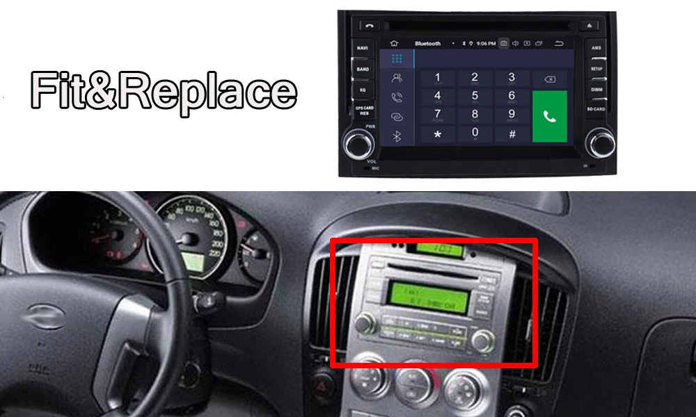 Clearance Liislee Android 9 4+32G For Hyundai H1 H-1 Iload 2007~2012 Stereo Car Video Carplay GPS Navi Map Navigation System Multimedia 9