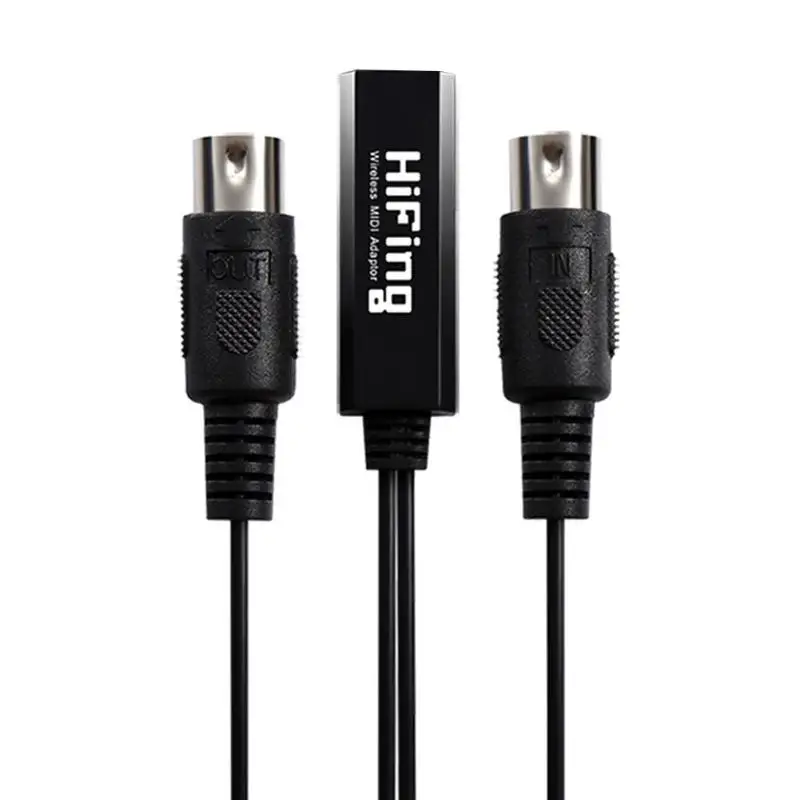 

Compact Bluetooth MIDI Cable Converter PC To Music Keyboard Adapter Cord