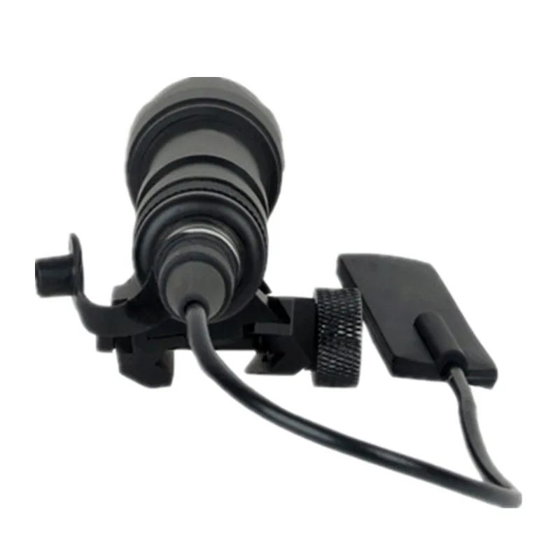 Interruptor de Pressão Remoto Tactical Lanterna Scoutlight Led Versão Completa Preto Tan M600c 6 Luzes de armas