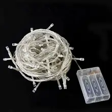 Новая горячая распродажа Лучшая цена в AliExpress Акция 10 м 80LED декоративные гирлянды(белые